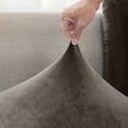 thumbnail image 5 of Rosnek Stretch Velvet Sofa Cover Couch Slipcover Separate Cushion Covers, 5 of 6