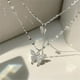 thumbnail image 3 of Collar de Mariposa Sunnimix Cadena de Clavícula Brillante, 3 of 8