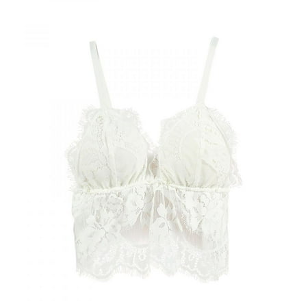 

Summer Savings Clearance! PEZHADA Sexy Lingerie for Women Women Sexy Lingerie Lace Corset Solid Mesh Underwire Sleepwear Underwear Set White L