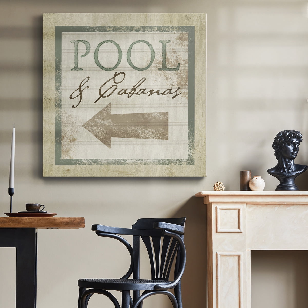 Wexford Home Beach Sign X-Premium Gallery Wrapped Canvas, 32" x 32" - Ready to Hang