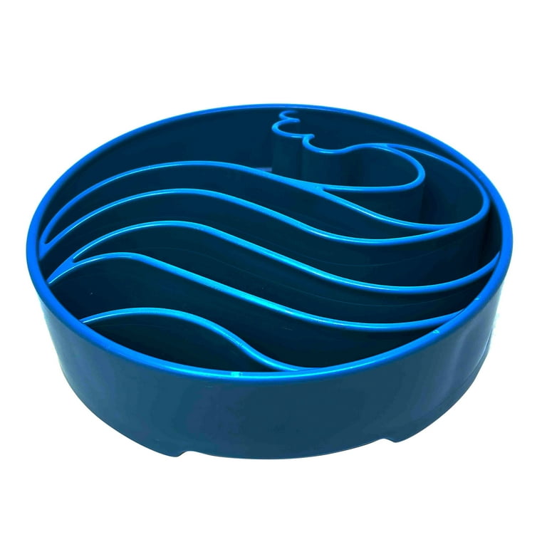 SodaPup Wave Enrichment Bowl – Durable Enrichment Slow Feeder Bowl Made in  USA from Non-Toxic, Pet-Safe, Food Safe Material for Mental Stimulation