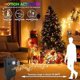thumbnail image 4 of Motion Sensor Music Christmas Lights Outdoor Indoor, 108FT 300LED Christmas Tree Lights, Warm White Christmas String Lights for Tree Party Decorations, 4 of 5