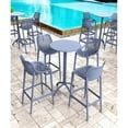 thumbnail image 3 of Compamia Octopus Round Patio Pub Table in Dark Gray, 3 of 3