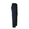 thumbnail image 4 of Men‘s Cargo Pants Pure Color Slim Fit Zipper Elastic Pocket Breathable Trousers, 4 of 9
