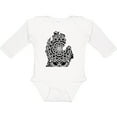 thumbnail image 3 of Inktastic Michigan Silhouette Mandala Boys or Girls Long Sleeve Baby Bodysuit, 3 of 5