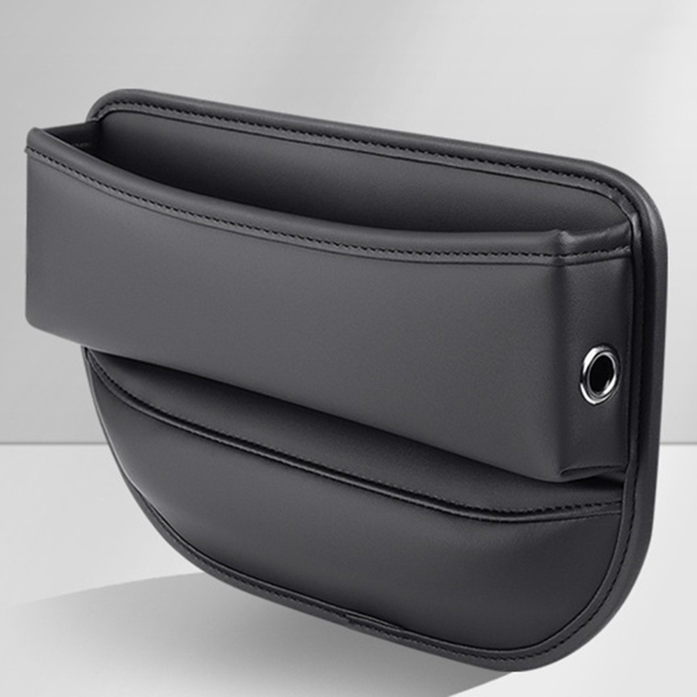 Cogfs Left Side 2in1 Car Gap Filler Phone Holder Storage Bag Box