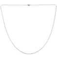 thumbnail image 2 of 3X Cadena de Mujer de Joyeria, "O" Collar de Acero Inoxidable, Plata - 2 mm de - 65 cm de Longitud, 2 of 5