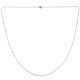 thumbnail image 2 of 3X Cadena de Mujer de Joyeria, "O" Collar de Acero Inoxidable, Plata - 2 mm de - 65 cm de Longitud, 2 of 5