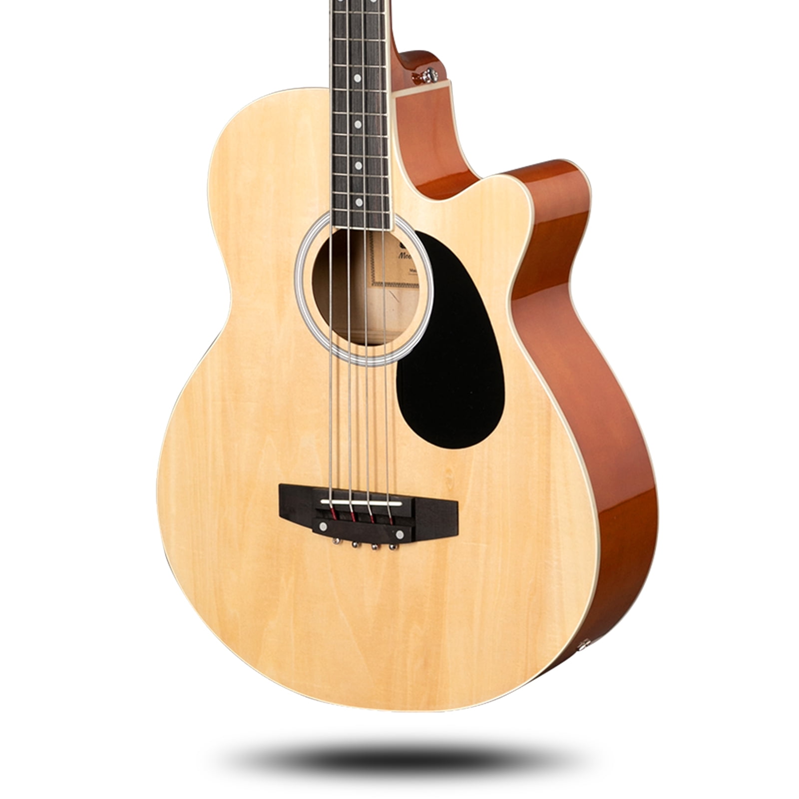 GMB101 4 string Electric Acoustic Bass Guitar w/ 4-Band Equalizer EQ-7545R Burlywood