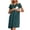 Green, variant on Maternity Dress for Women Maternity Nursing Dress With Hidden Openings Comfortable Short Sleeve Breastfeeding Gown for Pregnant Women Maternity Clothes