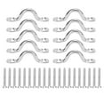 thumbnail image 1 of Paquete de 10 hebillas de tracción para aparejos de barcos, 5 mm/0,2 pulgadas, accesorios marinos duraderos, manijas de canoa y kayak de acero inoxidable, 1 of 8