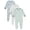 Gray / Ivory, variant on Gerber Gender Neutral Sleep ´N Play Footed Pajama, 3-Pack, Sizes Newborn - 6/9 Months