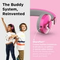 thumbnail image 6 of LilGadgets Untangled Pro Wireless Kids Headphones, On-Ear Bluetooth Toddler Headset with Built-In Microphone, Hassle-Free Design, No More Tangled Wires, Perfect for Children in School, Pink, 6 of 10