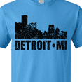 thumbnail image 4 of Inktastic Detroit Skyline Grunge T-Shirt, 4 of 5