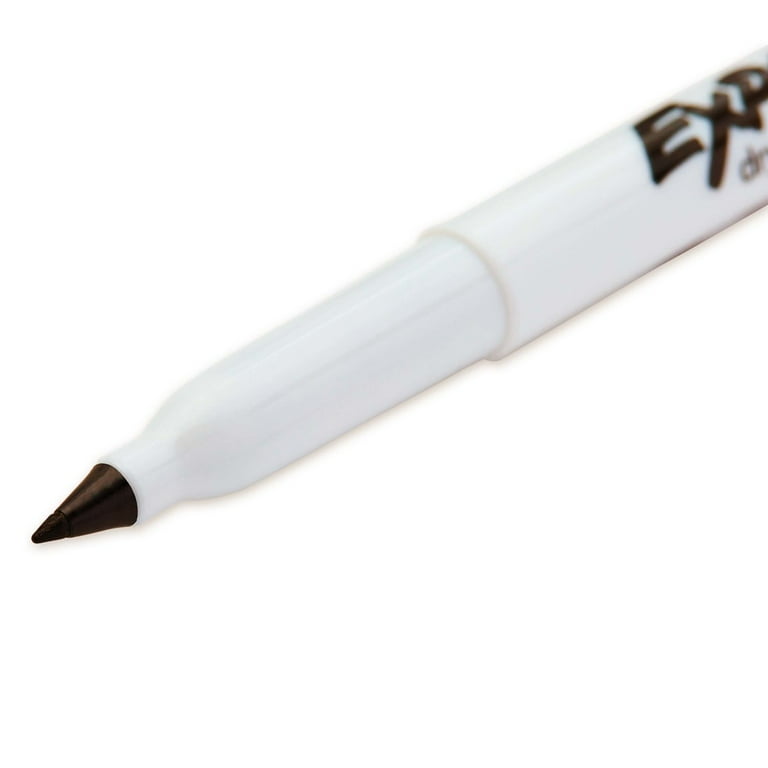 Expo Low-Odor Dry-Erase Markers, Ultra Fine Point, Black, 4/Pack
