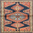 thumbnail image 1 of Ahgly Company Machine Washable Indoor Square Traditional Sepia Brown Area Rugs, 3' Square, 1 of 7