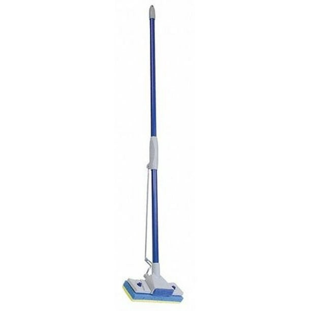 QUICKIE 454 Automatic Sponge Mop,31/8" L,Blue/White