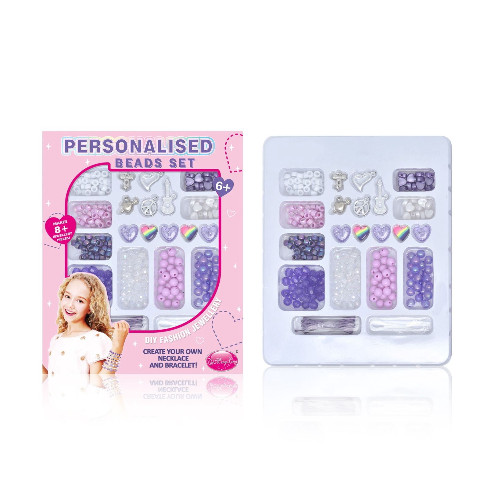 Kit 800 Pièces Perles Pour Bracelets Enfant - DIY Bijoux Friendship Bracelets Avec Accessoires