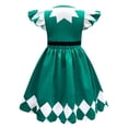 thumbnail image 2 of Christmas Costumes for Girls Elf Cosplay Princess Dress Fancy Xmas Party Outfit, 2 of 7