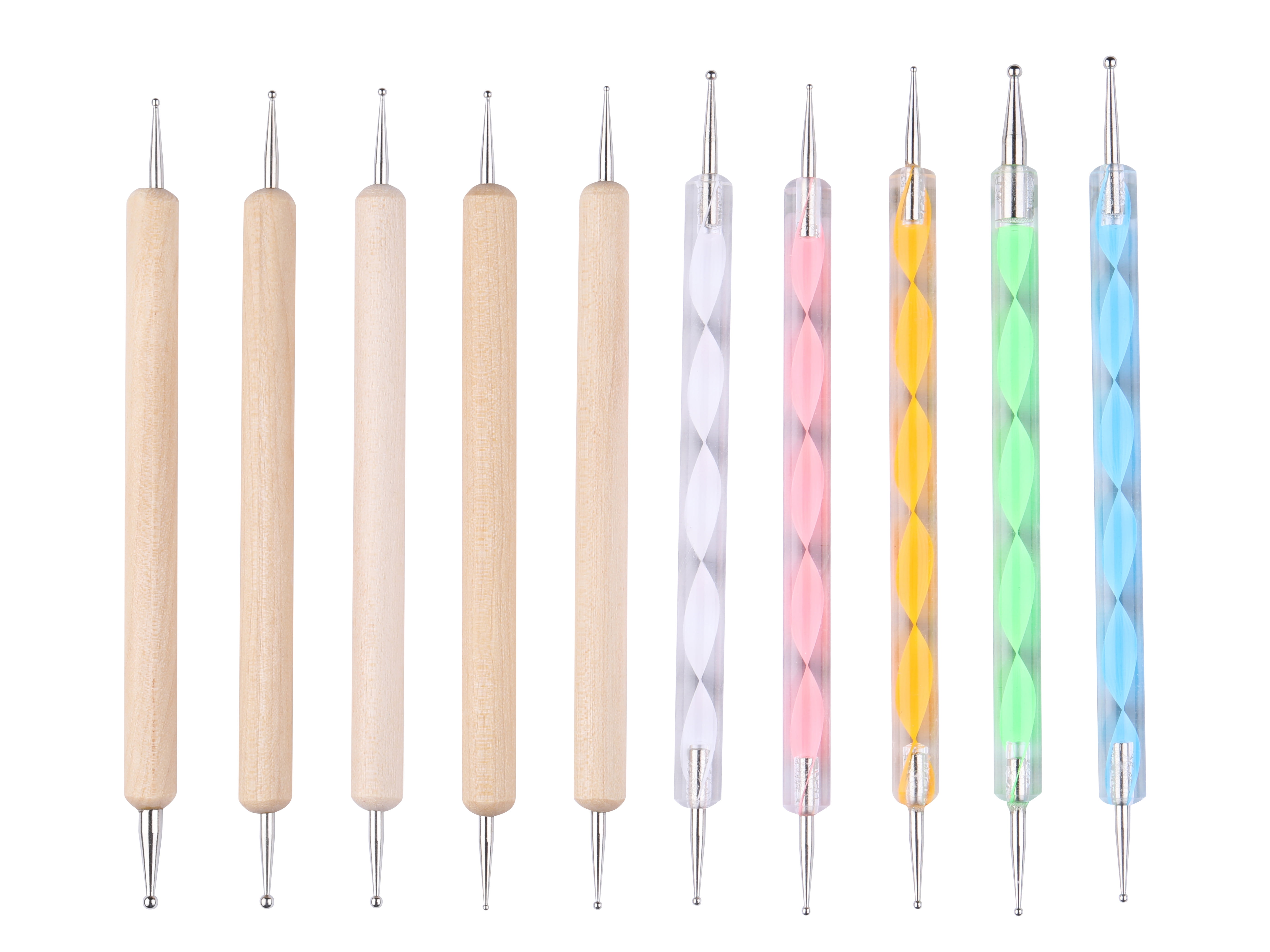 10 PCS Dotting Tools Set Kit for Nail Art Supplies Tool Pens for ...