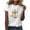 Multicolor6, variant on Zedker Easter Tops Women,Womens Bunny Printed 2026 Spring Summer Short Sleeve Crew Neck Womens T shirts Multicolor L