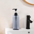 thumbnail image 6 of 1 Piece Liquid Soap Dispenser Empty Bottle Manual Pump Bottle for Kitchen Wash 650ml Gray, 6 of 8