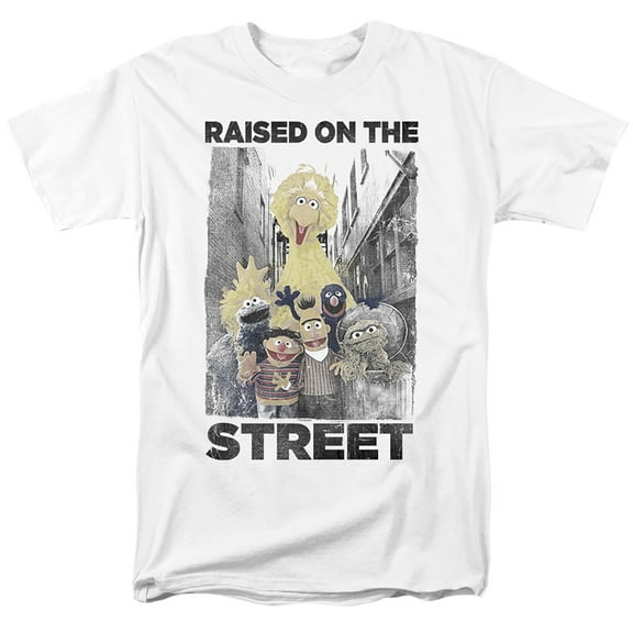 Sesame Street Raised On The Streets Unisex Adult T Shirt For Men And Women