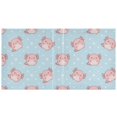 thumbnail image 2 of Haosy Hardcover 3 Ring Binder 1.5 Inch Ring Decorative Binder Organizer for Home School Office, Pastel Blue Dot Axolotl, 2 of 10