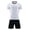White Set for Kids, variant on AINIYS Girls' Outfit Set Big Kid Casual Wear Athletic Wear Great For Sports Day And School Events Blue 2XS