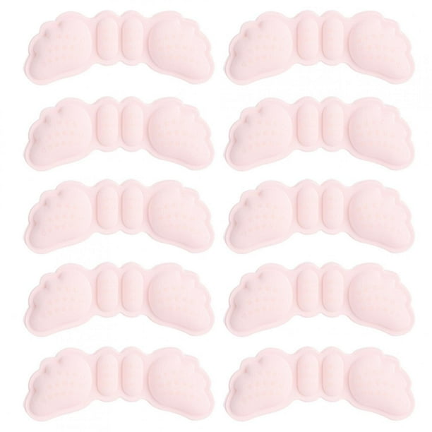 Almohadillas para el talón, 5 pares de pegatinas para el talón alto, almohadillas para el talón, rendimiento confiable