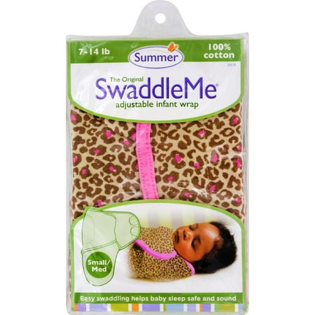 Summer Infant SwaddleMe Adjustable Infant Wrap - Small/Medium 7 - 14 lbs -