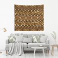 thumbnail image 6 of African Cheetah Skin Tapestry Wall Hanging Tapestries Happy Colorful Hippie Psychedelic Art Polyester Carpet Wall Decorative for Living Room Bedroom 60x51inch, 6 of 7