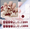 Color5, variant on 24pcs Coffin Medium Press on Nails,Square Fake Nails French Glue on Nails with Bow Design Press ons Cat Eye Acrylic False Nails Glossy