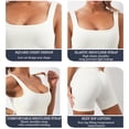 thumbnail image 4 of Conjuntos de entrenamiento para mujer, 2 piezas, acanalados, sin costuras, cintura alta, conjuntos de leggings de yoga,, 4 of 7