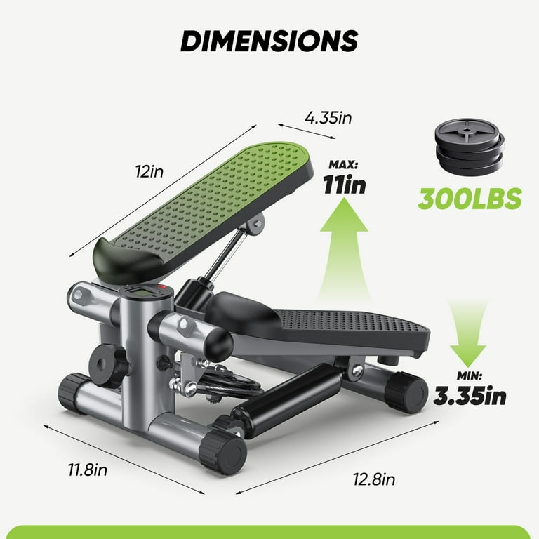 edx Steppers for Exercise, Mini Home Fitness Step with Resistance edx Steppers for Exercise, Mini Home Fitness Step with Resistance