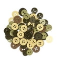 thumbnail image 3 of Favorite Findings Brown Basic Round Sew Thru Buttons, 130 Count, 3 of 5