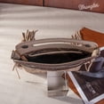 thumbnail image 6 of Wrangler Women's Tooled Fringe Crossbody Bag Tan One Size, 6 of 6