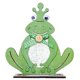 thumbnail image 3 of Happy Easter Wooden Little Frogs Decoración de de Centro de de Vacaciones de Pascua - Natural, Se Describe Verde Colco Decoración de ranas de madera de Pascua, 3 of 8