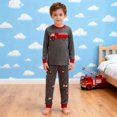thumbnail image 6 of CPNG Girls Sleepwear Set Crewneck Long Sleeve Top and Matching Pants Cartoon Patterns Soft Breathable Loungewear 2 Piece Set, 6 of 7