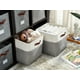 thumbnail image 2 of Cajas Organizadoras de Tela DECOMOMO Cubo de 33 cm 4 Unidades Gris y Blanco, 2 of 9