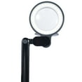 thumbnail image 2 of OttLite Space Saving Magnifier LED Desk Lamp, Optical Grade Magnification, Adjustable Arm, Pivoting Head, Portable to Travel, for Crafting & Needlework, Magnifying Glass with Light and Stand, Black, 2 of 5