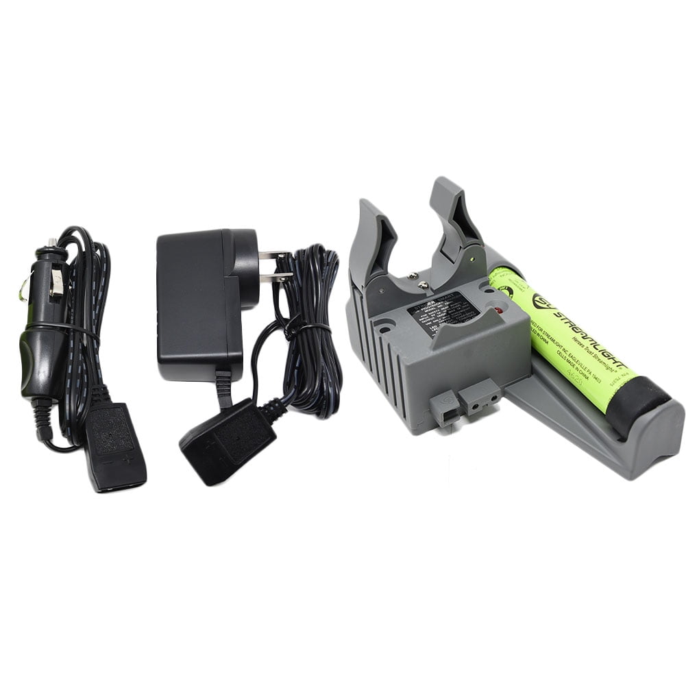 STREAMLIGHT  Stinger PiggyBack Smart Charger With Battery And AC Wall Cord And DC Car Cord (75277+22060+22051-BUNDLE)