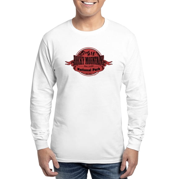 CafePress - Rocky Mountains 2 Long Sleeve T Shirt - Unisex Cotton Long Sleeve T-Shirt