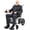 Orange, variant on KERDOM Electric Wheelchair for Adults, 20+ Miles Long Range Foldable Electric Wheelchairs(350LBS), Lightweight All Terrain Motorized Wheelchair, Portable Design, Orange