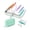 Green-7Day, variant on 14 Day Zipper Pouches Organizer Travel Medicine Weekly Vitamin Medication Reusable Portable Large Holder Daily Container Waterproof Pill Pouch Set-14Pcs Bags Inside, Zipper Pill Case with