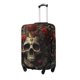 thumbnail image 1 of Balery Classical Rose Crown Skull Funda de equipaje, fundas para maletas, elástica, lavable, protector de maletas, compatible con maletas de 18 a 32 pulgadas-Small, 1 of 7