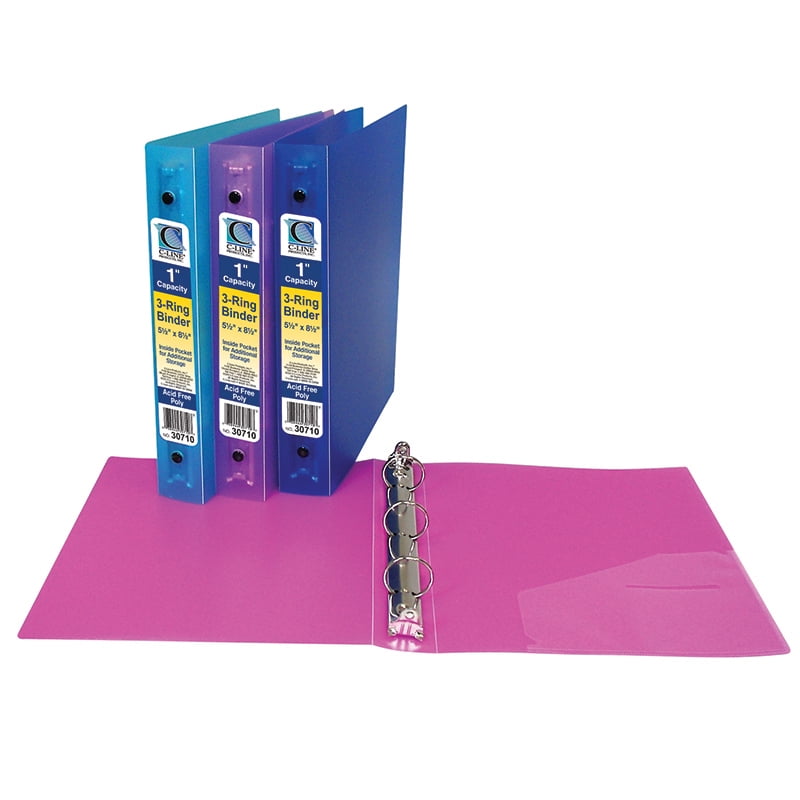 MINI SIZE 3 RING BINDER Walmart Walmart