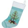 thumbnail image 2 of Caroline's Treasures French Bulldog Pit Bull Mix Multi-color Christmas Stocking, with Soft Suede Fabric 18", 2 of 3