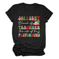 thumbnail image 1 of Chemises Décontractées de Noël pour Femmes, Col Rond, Manches Courtes, Tunique Confortable, 1 of 3