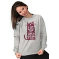 thumbnail image 3 of Cats are Purrfect Cute Kitty Lovers Women Plus Size Crewneck Sweatshirt Brisco Brands 2X, 3 of 5
